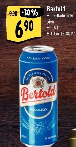 Nealkoholické pivo Bertold