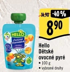 Ovocná kapsička Hello