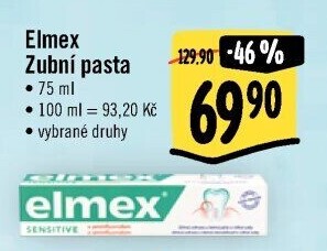 Pasty na zuby Elmex