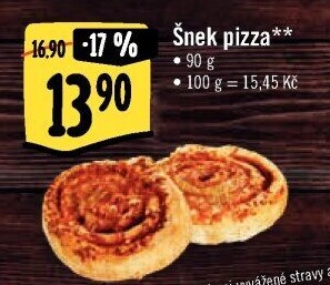 Pizza šnek