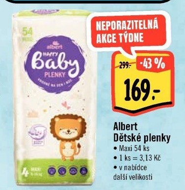 Pleny dětské Albert