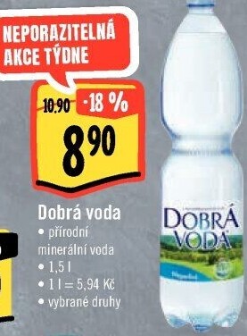 Přírodní voda Dobrá voda