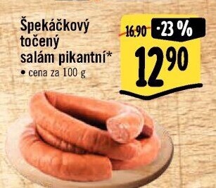 Salám špekáčkový pikantní točený