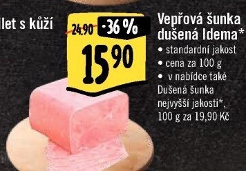 Šunka vepřová dušená standard Idema