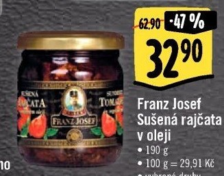 Sušená rajčata v oleji Exclusive Franz Josef Kaiser
