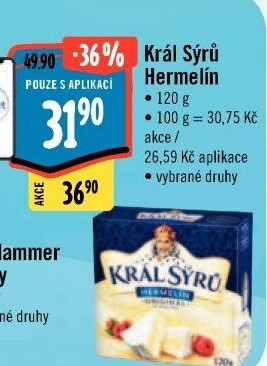 Sýr Hermelín Král sýrů