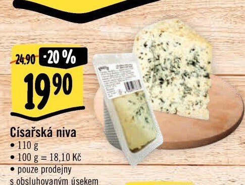 Sýr Niva císařská 50% Madeta