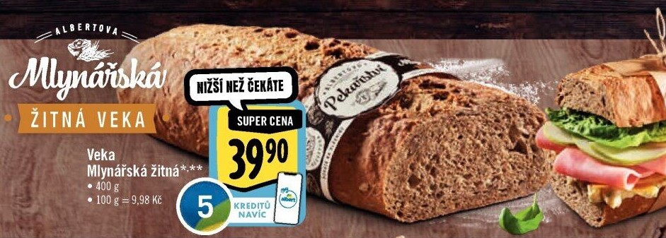 Veka Mlynářská žitná Albert