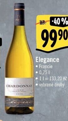 Vína Elegance Joseph Castan