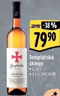 Vína Templářské sklepy Čejkovice