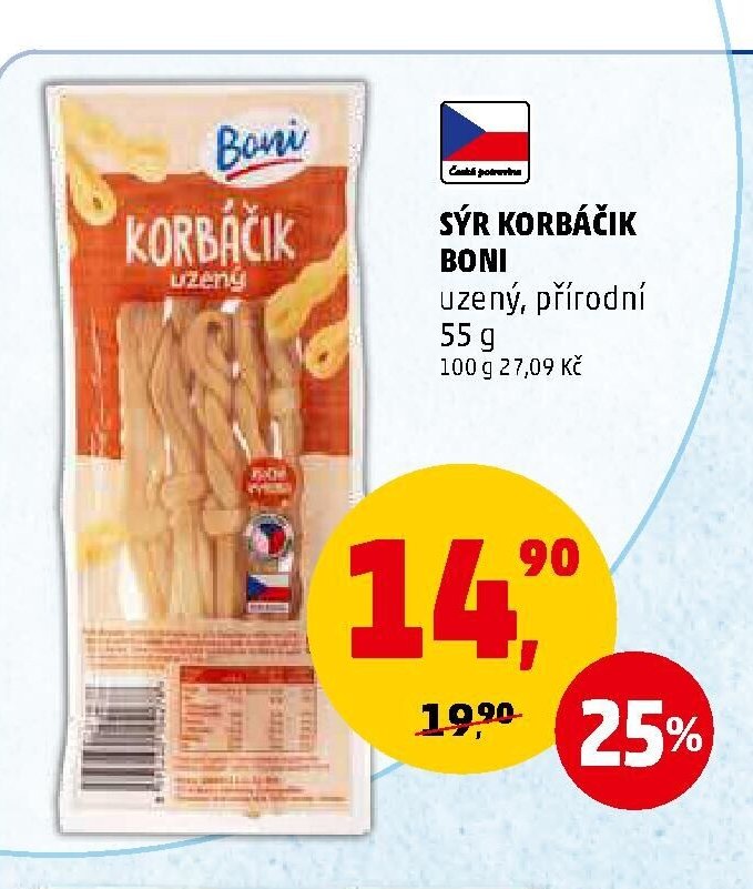 SÝR KORBÁČIK BONI