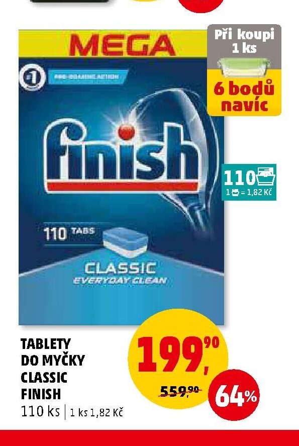 Tablety do myčky Classic Finish