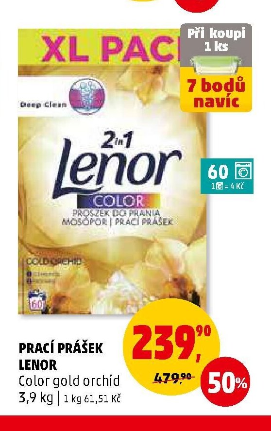 Prací prášek Lenor