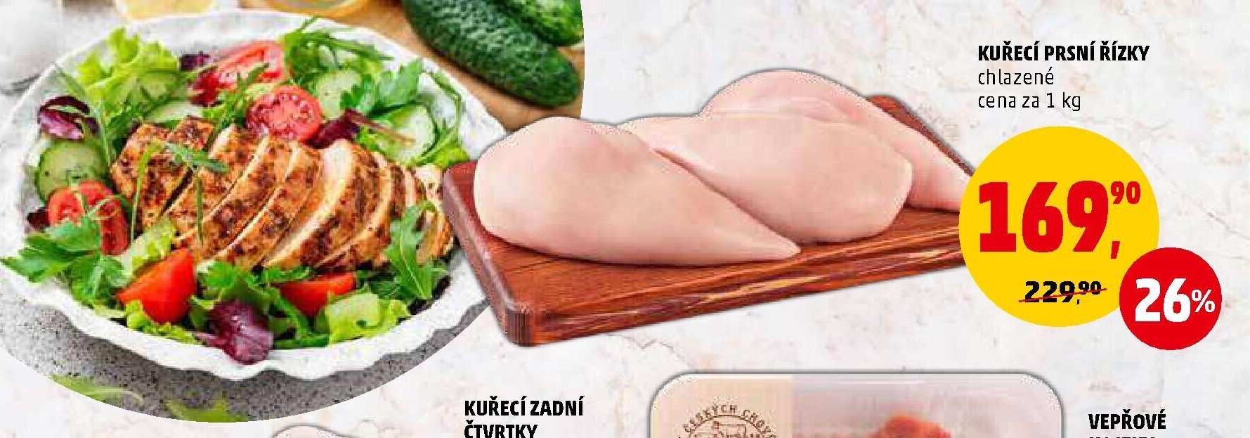 KUŘECÍ PRSNÍ ŘÍZKY