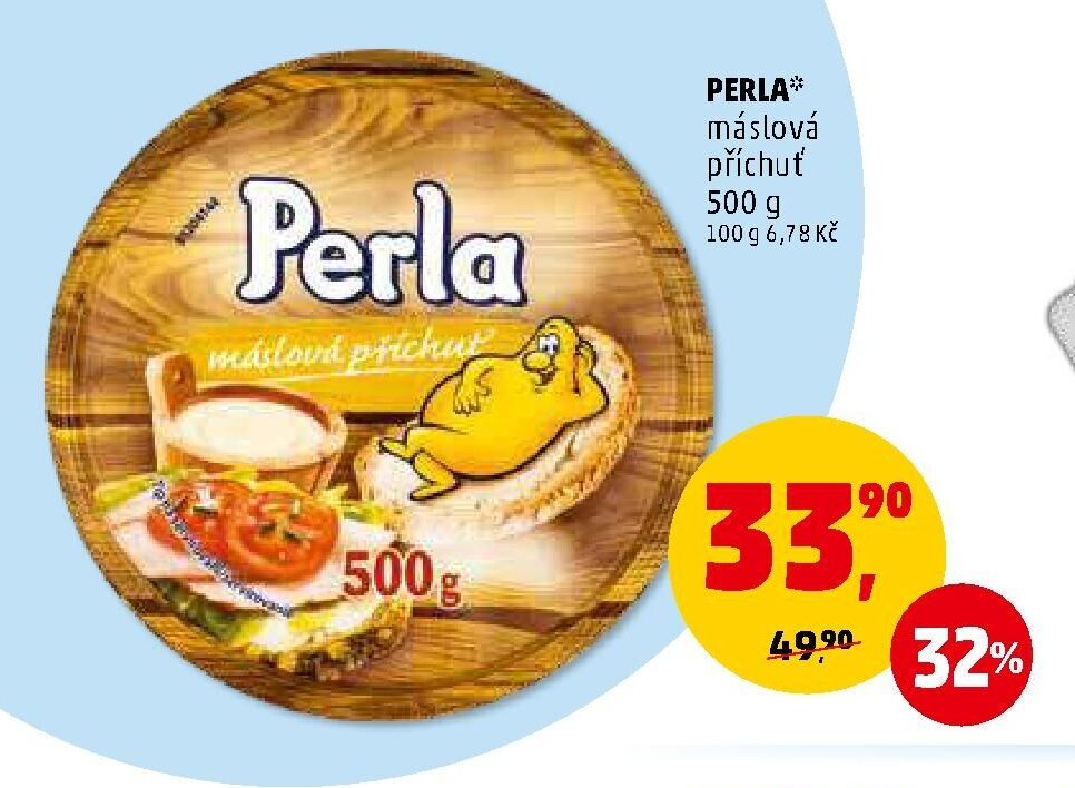 Perla máslová příchuť