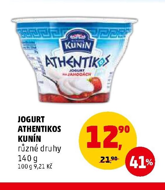 Jogurt Athentikos Kunín
