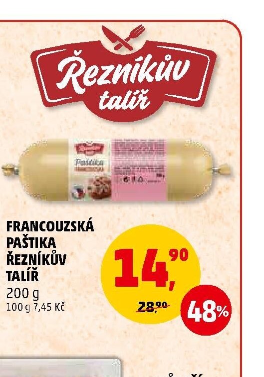 FRANCOUZSKÁ PAŠTIKA ŘEZNÍKŮV TALÍŘ