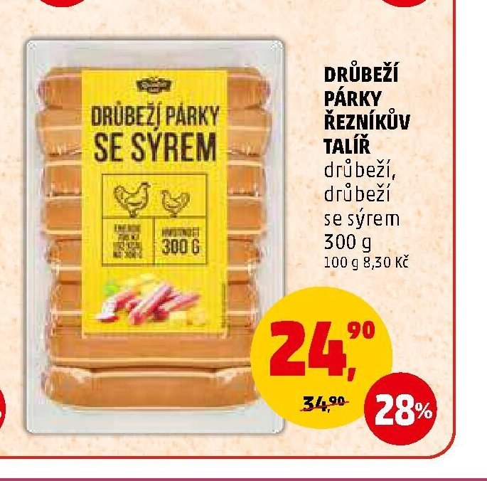 DRŮBEŽÍ PÁRKY ŘEZNÍKŮV TALÍŘ
