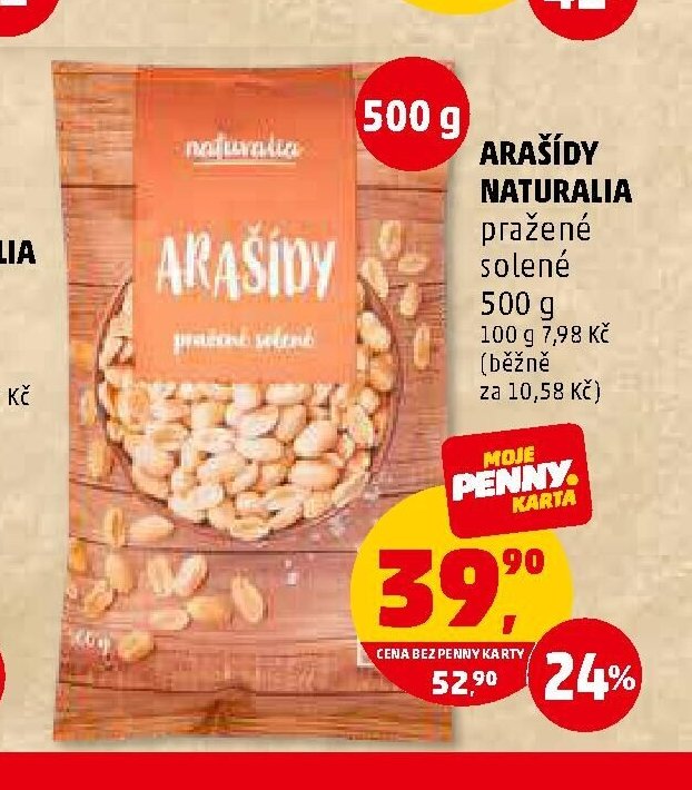 Arašídy Naturalia