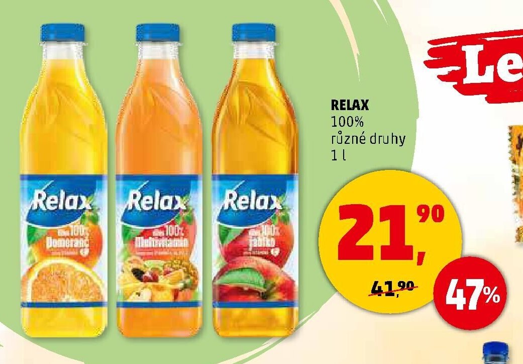 RELAX 100% různé druhy