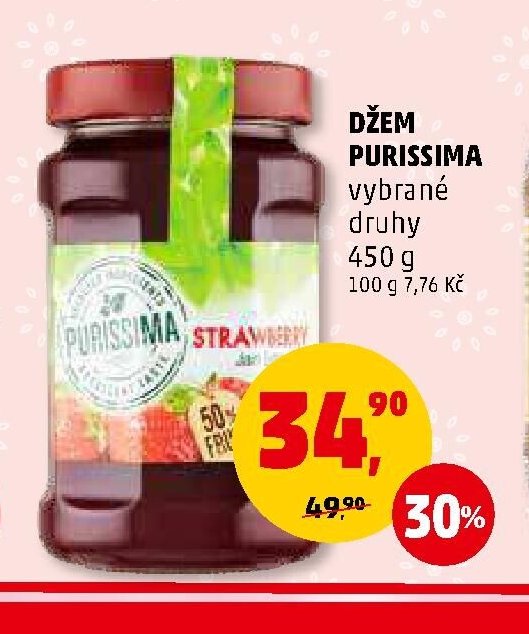 DŽEM PURISSIMA vybrané druhy