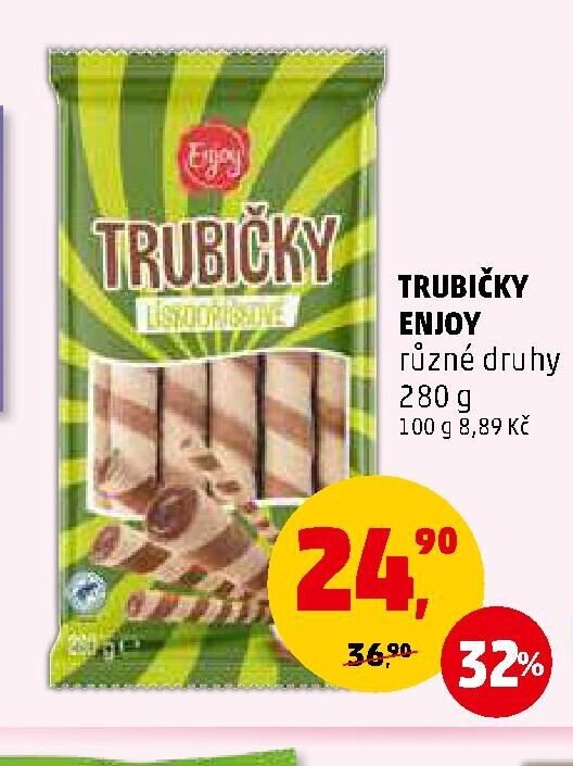 Trubičky Enjoy různé druhy