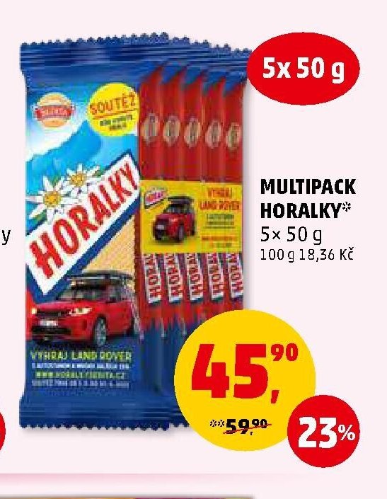 Multipack Horalky 5x 50g
