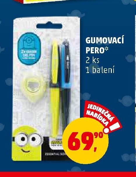 Gumovací pero