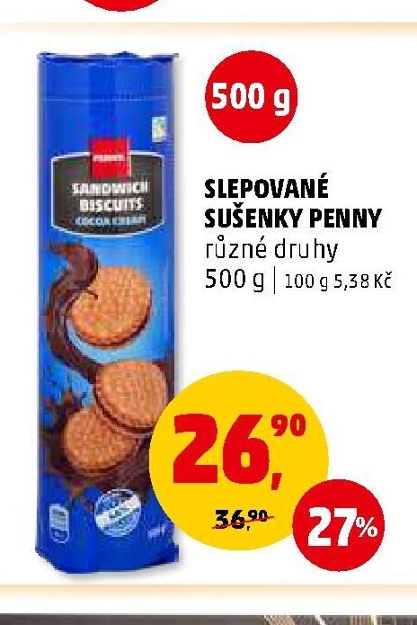 SLEPOVANÉ SUŠENKY PENNY různé druhy 500 g