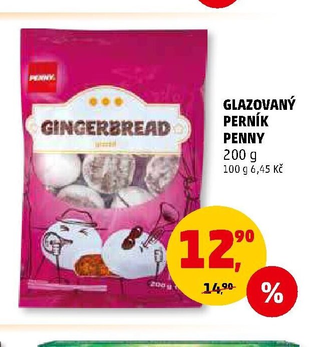 GLAZOVANÝ PERNÍK PENNY 200 g