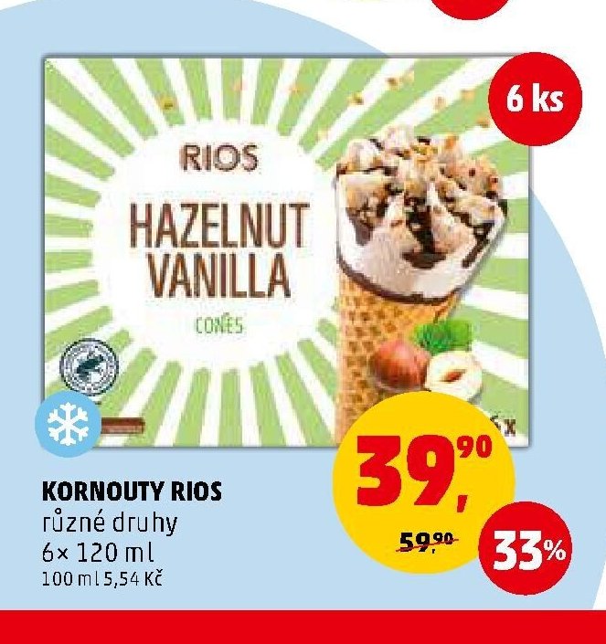KORNOUTY RIOS různé druhy 6 x 120 ml