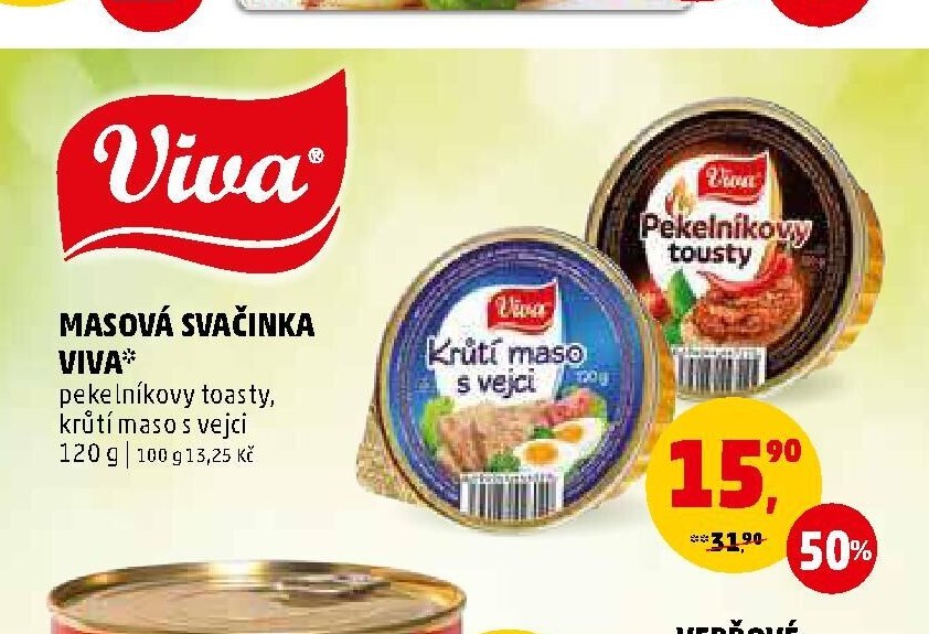 MASOVÁ SVAČINKA VIVA