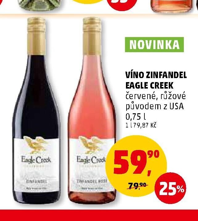 Víno Zinfandel Eagle Creek