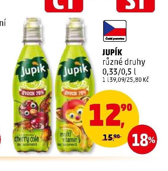 JUPÍ různé druhy