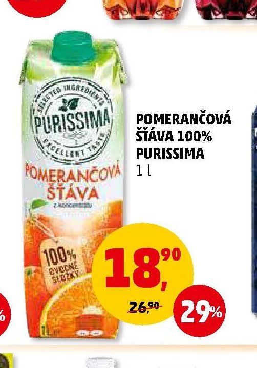 POMERANČOVÁ ŠŤÁVA PURISSIMA