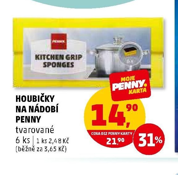 HOUBIČKY NA NÁDOBÍ PENNY tvarované 6 ks