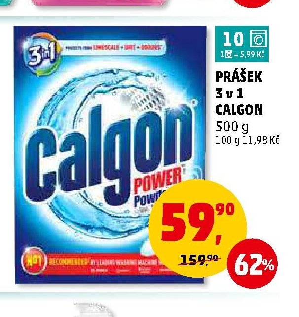 PRÁŠEK 3 v 1 CALGON 500 g