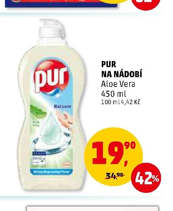 PUR NA NÁDOBÍ Aloe Vera 450 ml