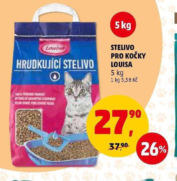 Stelivo pro kočky Louisa 5 kg