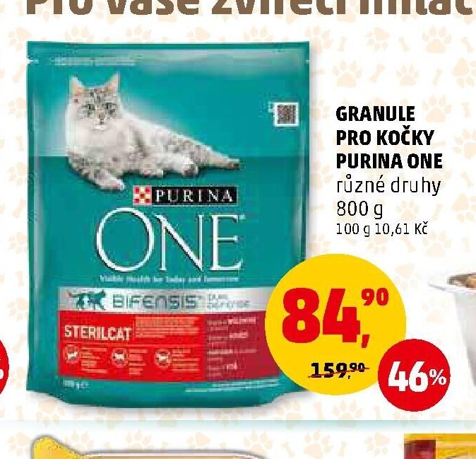 Granule pro kočky Purina One 800 g