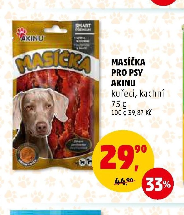 Masíčka pro psy Akinu 75 g