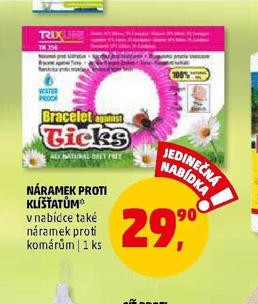 Náramek proti klíšťatům