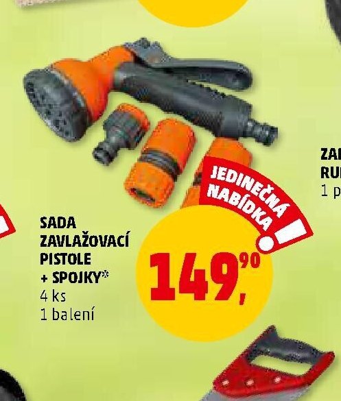 Sada zavlažovací pistole + spojky