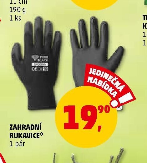 Zahradní rukavice