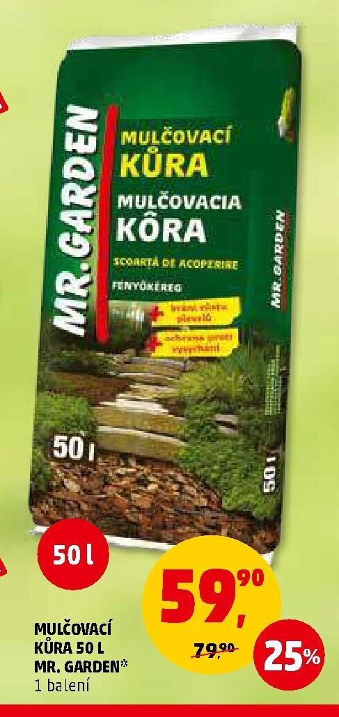 Mulčovací kůra 50 l