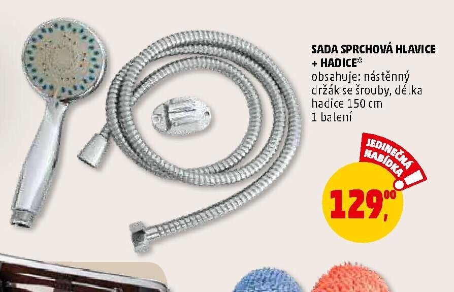 SADA SPRCHOVÁ HLAVICE + HADICE