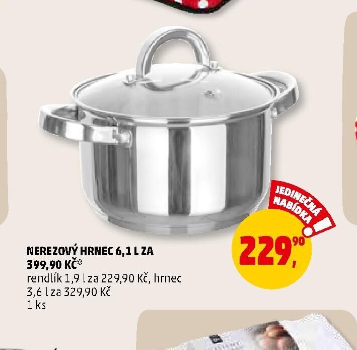 NEREZOVÝ HRNEC 6,1 L ZA 399,90 Kč*
