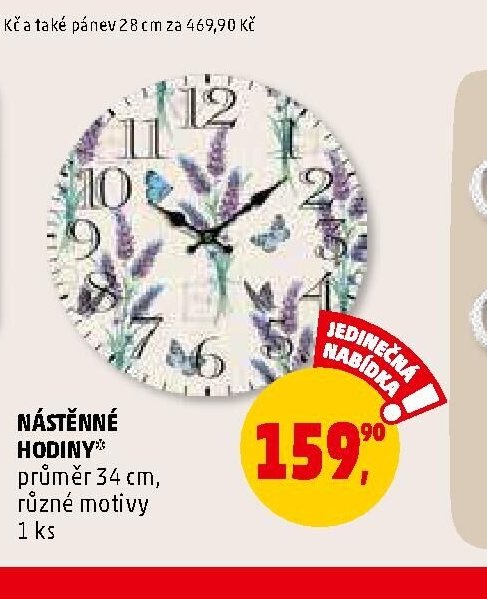 NÁSTĚNNÉ HODINY*