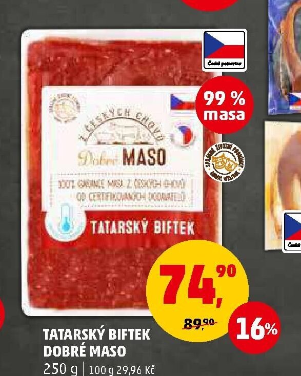 Tatarský biftek Dobré maso 250 g