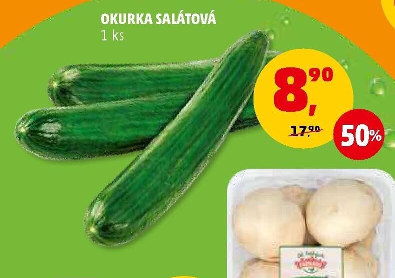 Okurka salátová 1 ks